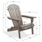 Casafield Folding Adirondack Chair, Cedar Wood Outdoor Fire Pit Lounge Chairs for Patio, Deck, Yard, Lawn and Garden Seating, Partially Pre-Assembled
